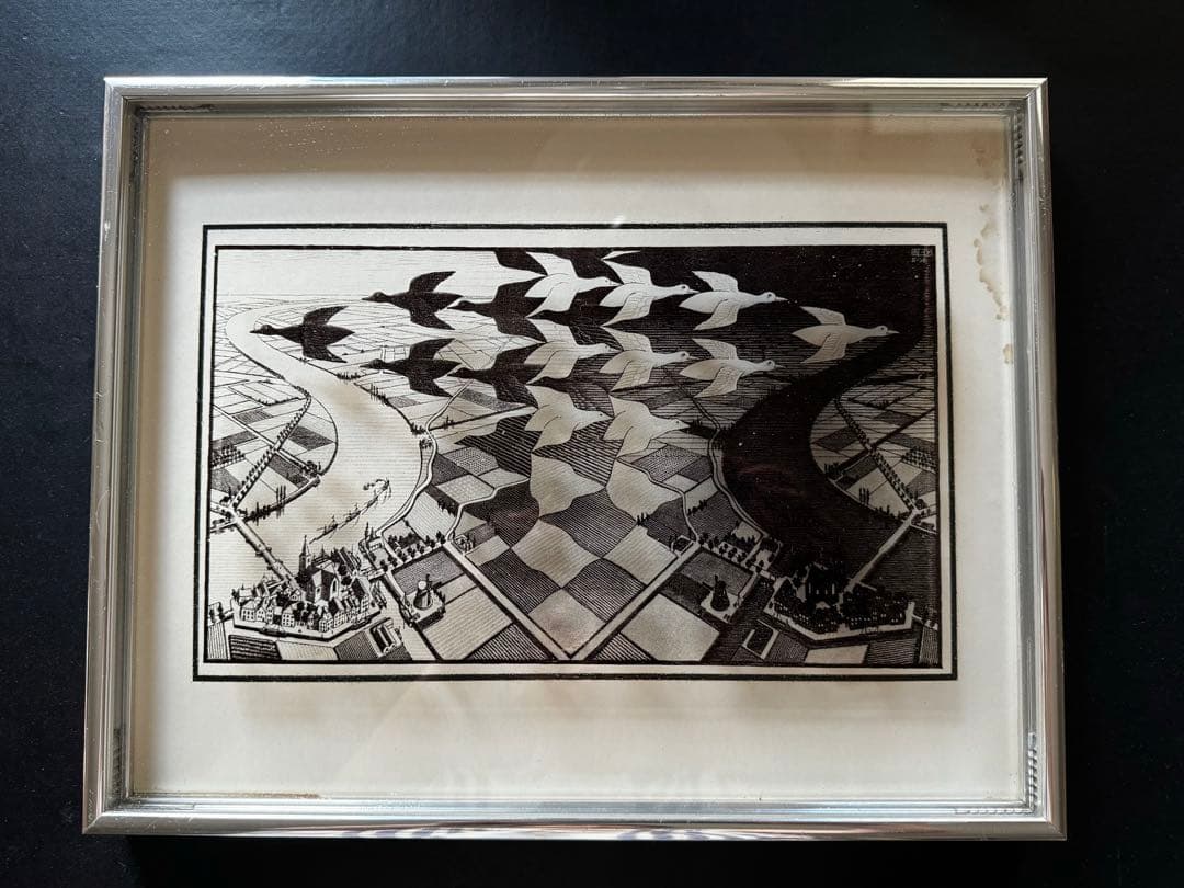 M.C. Escher mcエッシャー　Day&Night 昼と夜