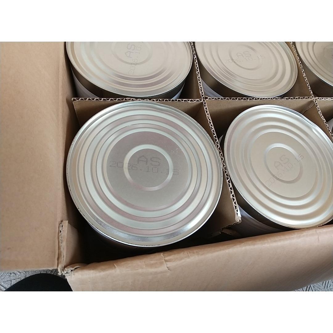 ◆栗甘露煮　１号缶（3500ｇ固形量1900g）×6缶　韓国産