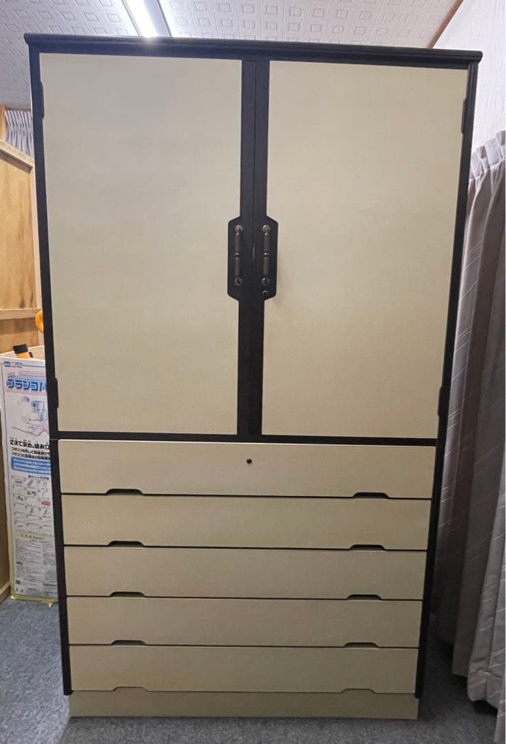 アンティーク衣装チェスト　棚　（上下セパレートになります）