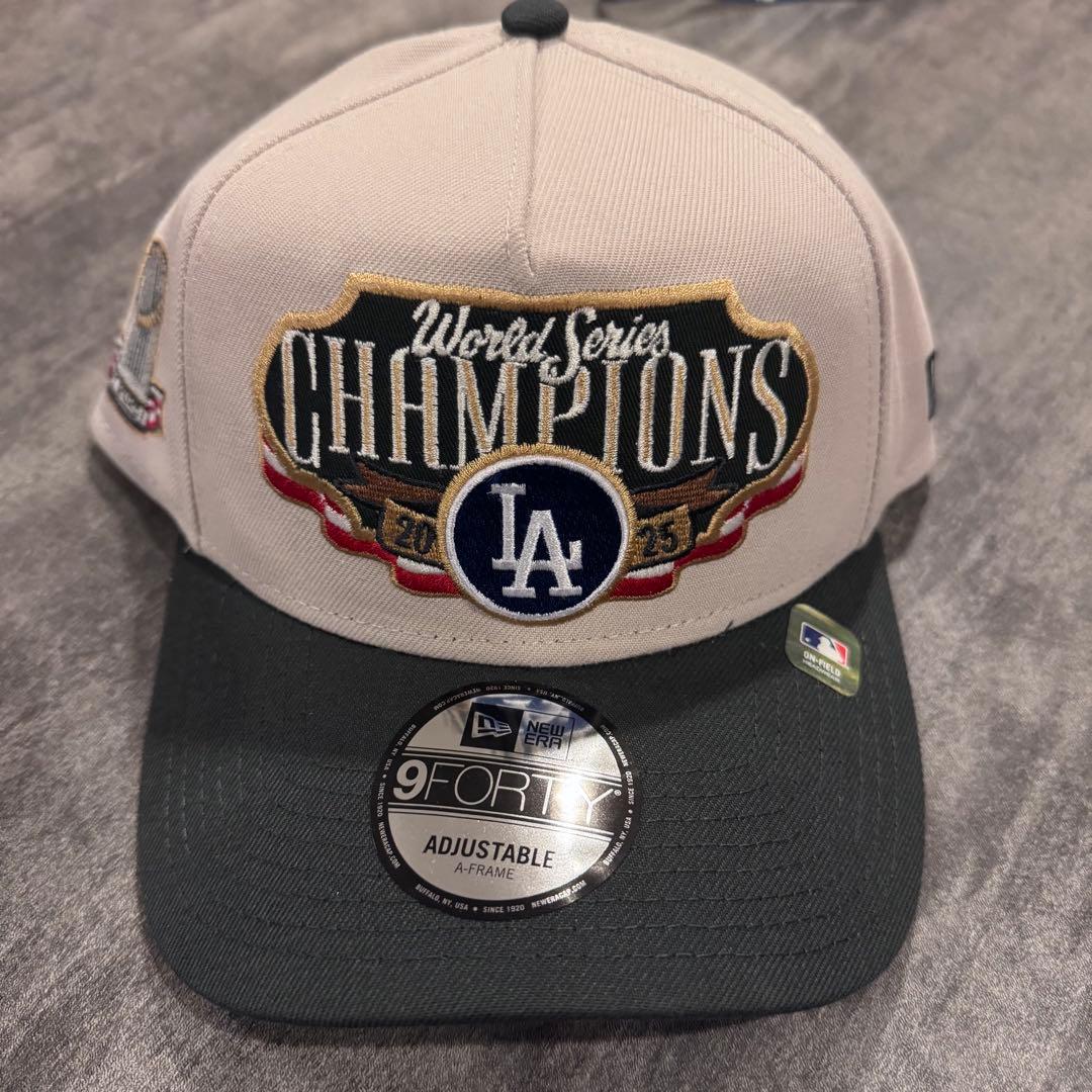 アメリカ直輸入！LA 2025年ワールドシリーズチャンピオンズキャップ
