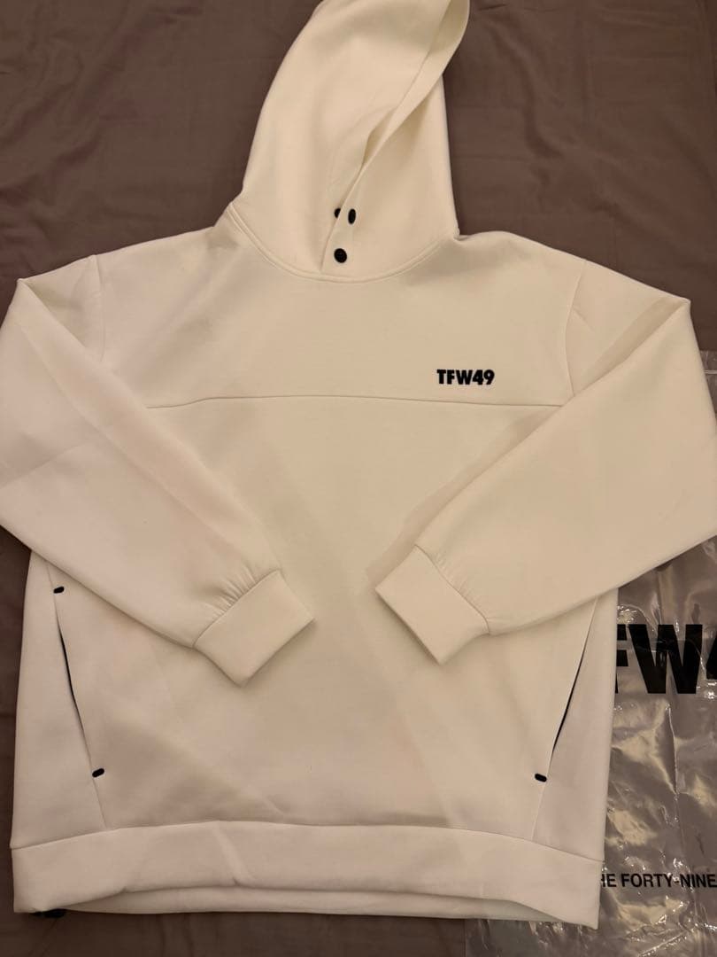 メンズウェア TFW49 CARDBOARD MATERIAL HOODIE L