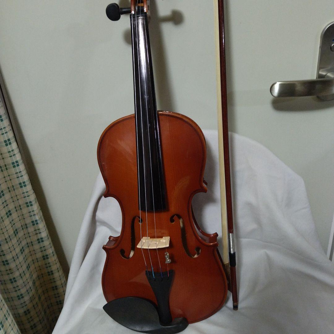 ♥整備済、即、使用可♥弓ケース松脂付きバイオリン4/4♥大人用♥値下げ不可