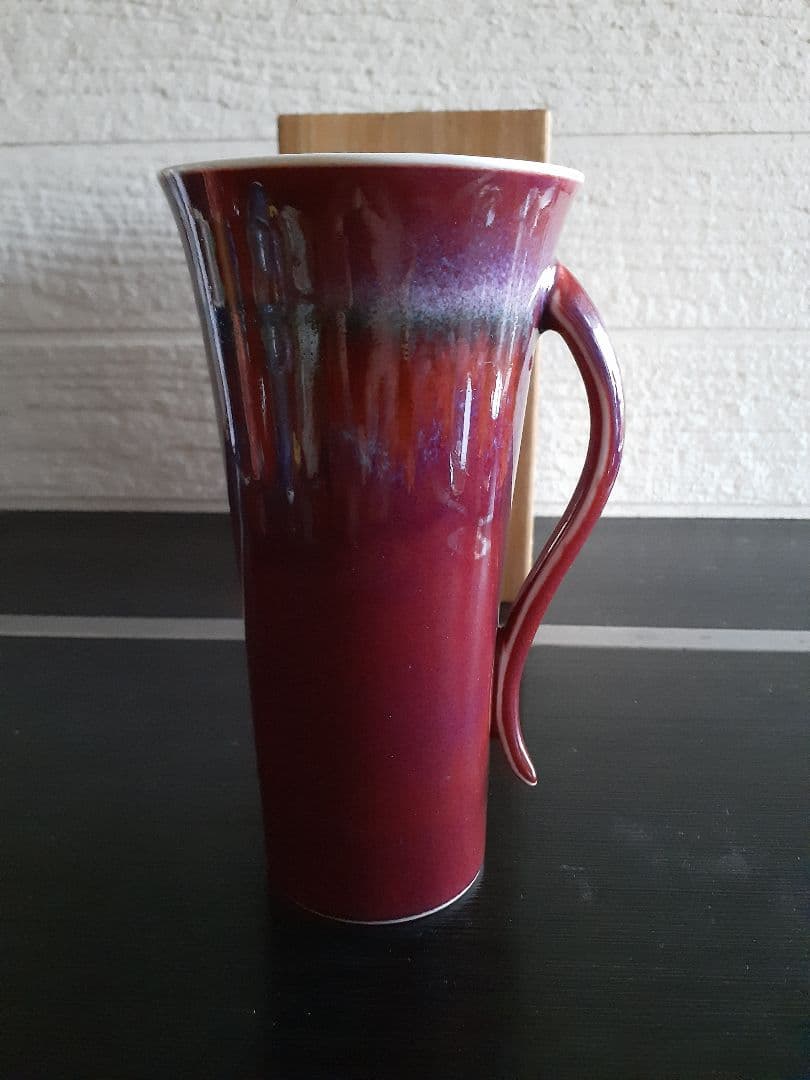 真右ェ門　麦酒杯　辰砂燿変 真右衛門 真右エ門