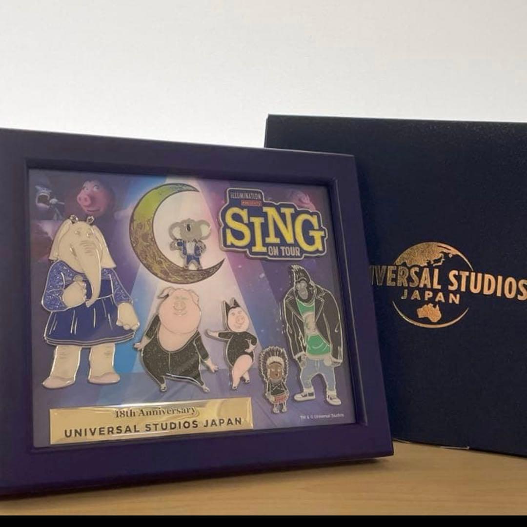 【非売品・レア】USJ SING シング ノベルティ ピンバッジ