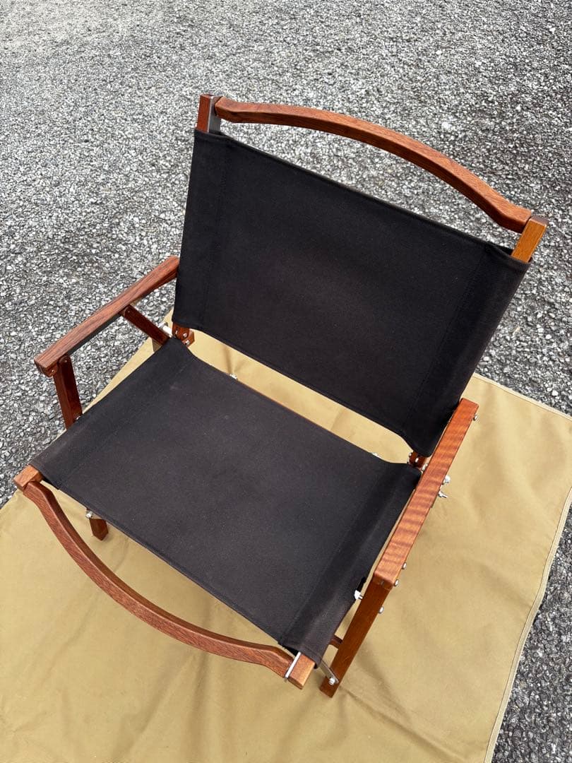 コンダクターズチェア（黒） キャンプオンパレード