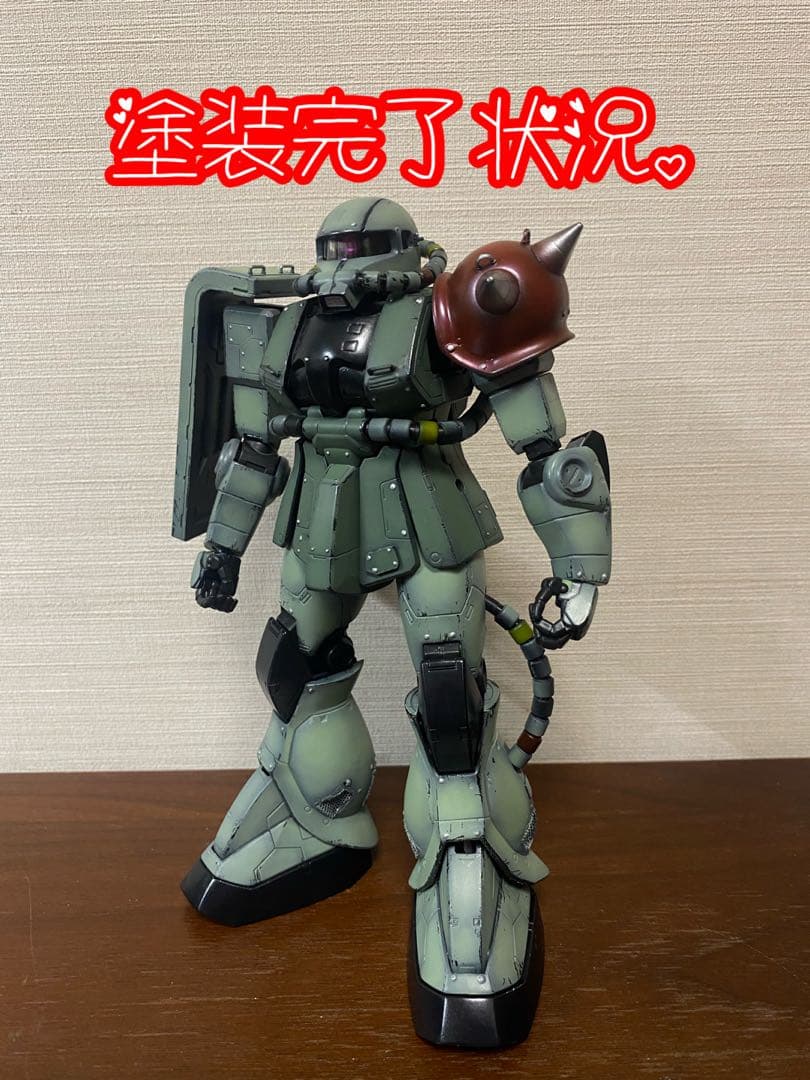 【ガンプラ完成品】　MG MS-06F/J ザクII 1/100 バージョン1