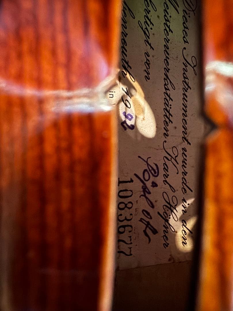 カールヘフナー4/4バイオリン　KH329 最高級グレード