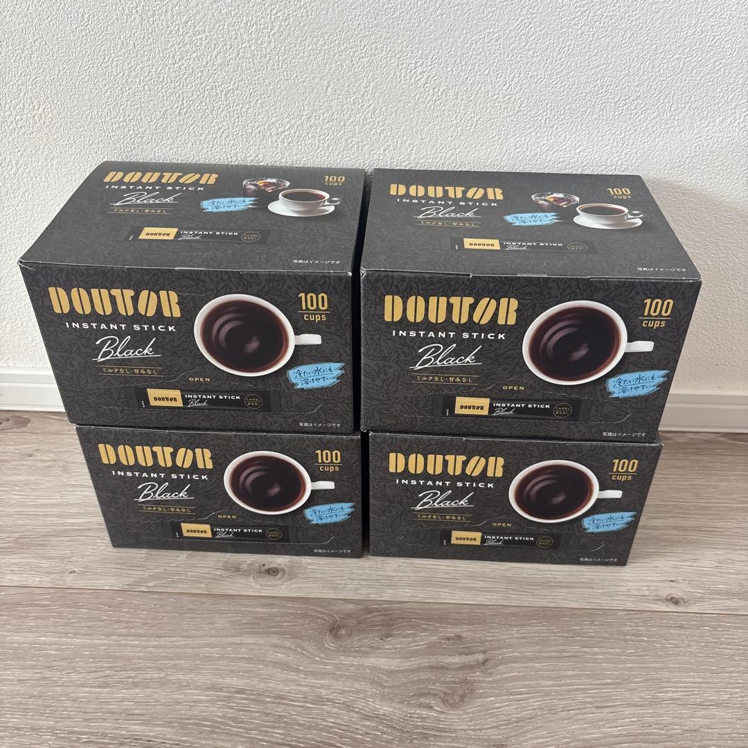 DOUTOR インスタントスティックコーヒー ブラック 4箱
