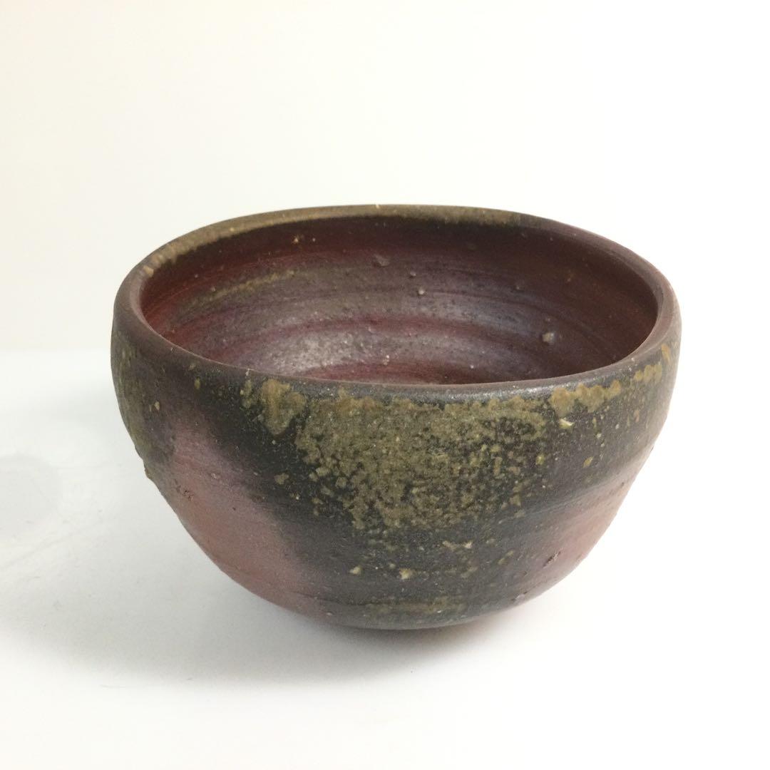 備前焼 抹茶碗 小西陶蔵作 茶道具 供布供箱付 T852