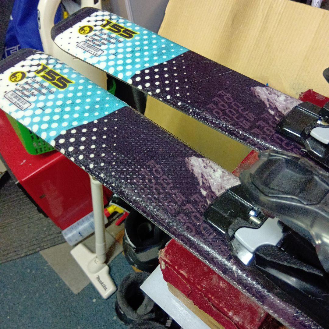 155cmサロモン（メンテナス済） 靴NORDICA27cmストック付