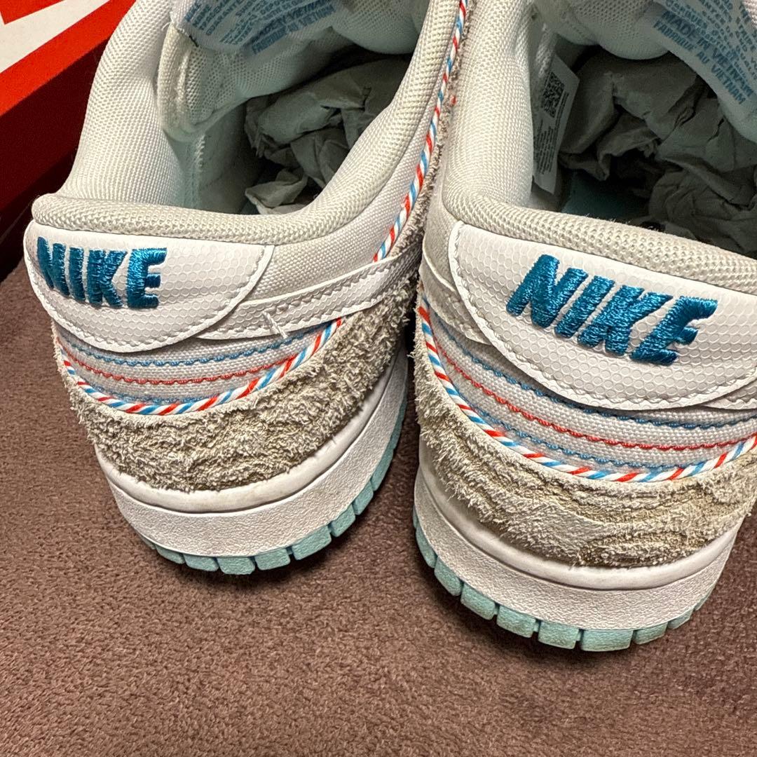 26cm Nike Dunk Low バーバーショップ グレイ