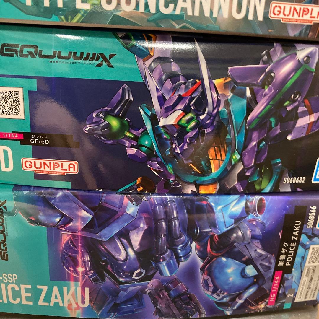 機動戦士Gundam (ジークアクス) プラモデル8点セット　バラ可