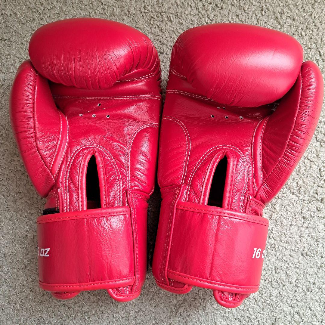 【値下げ！】K-1 ボクシンググローブ 16oz レッド