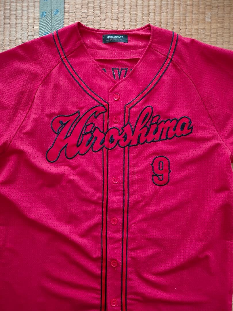 広島　カープ　ユニフォーム　ビジター　Ｌサイズ　秋山翔吾　タオル付き