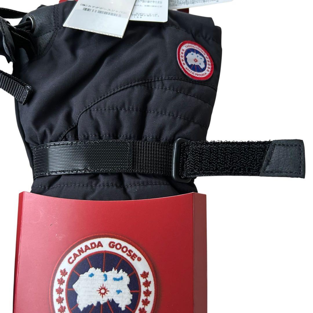 カナダグース　レディース　手袋　グローブ　ダウン　フェザー　黒