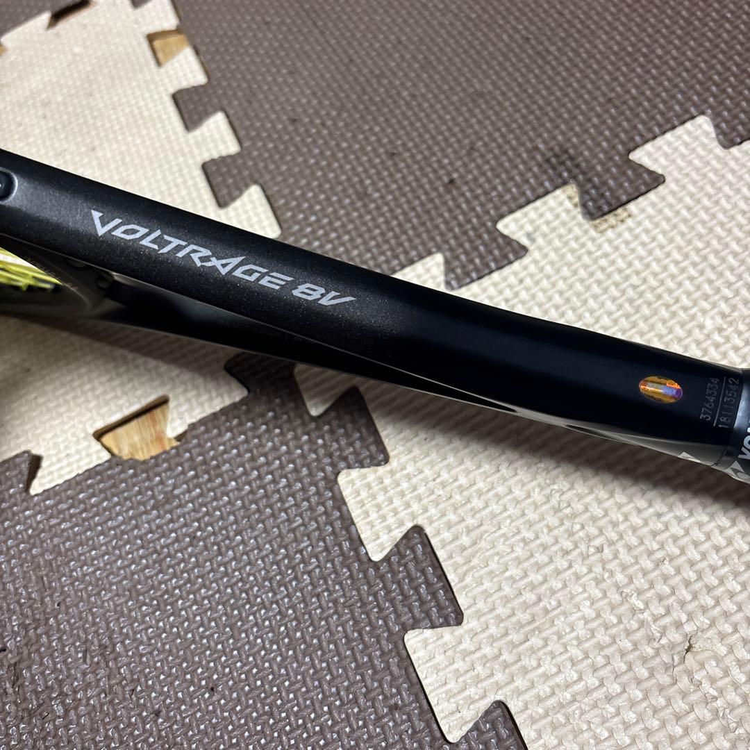 YONEX オーバーサイズラケット ブラック/イエローボルトレイジ8V 新カラー