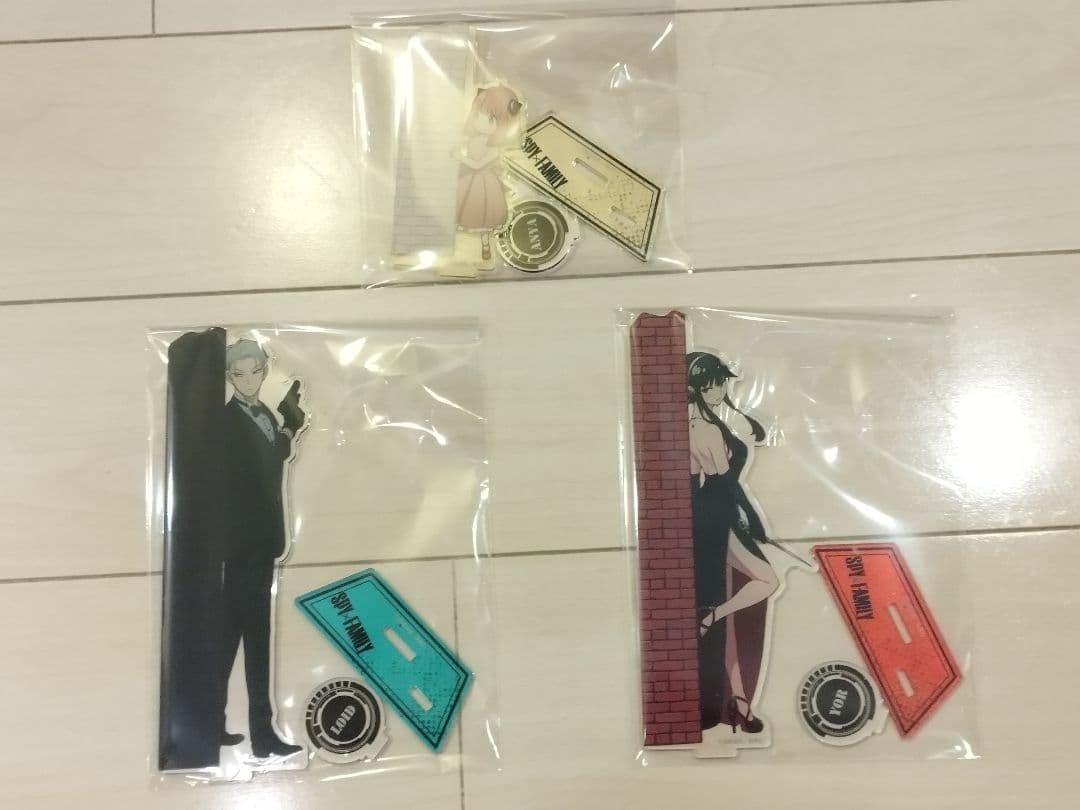 スパイファミリー　原作　アクスタ　 3点セット　ヨル　ロイド　アーニャ