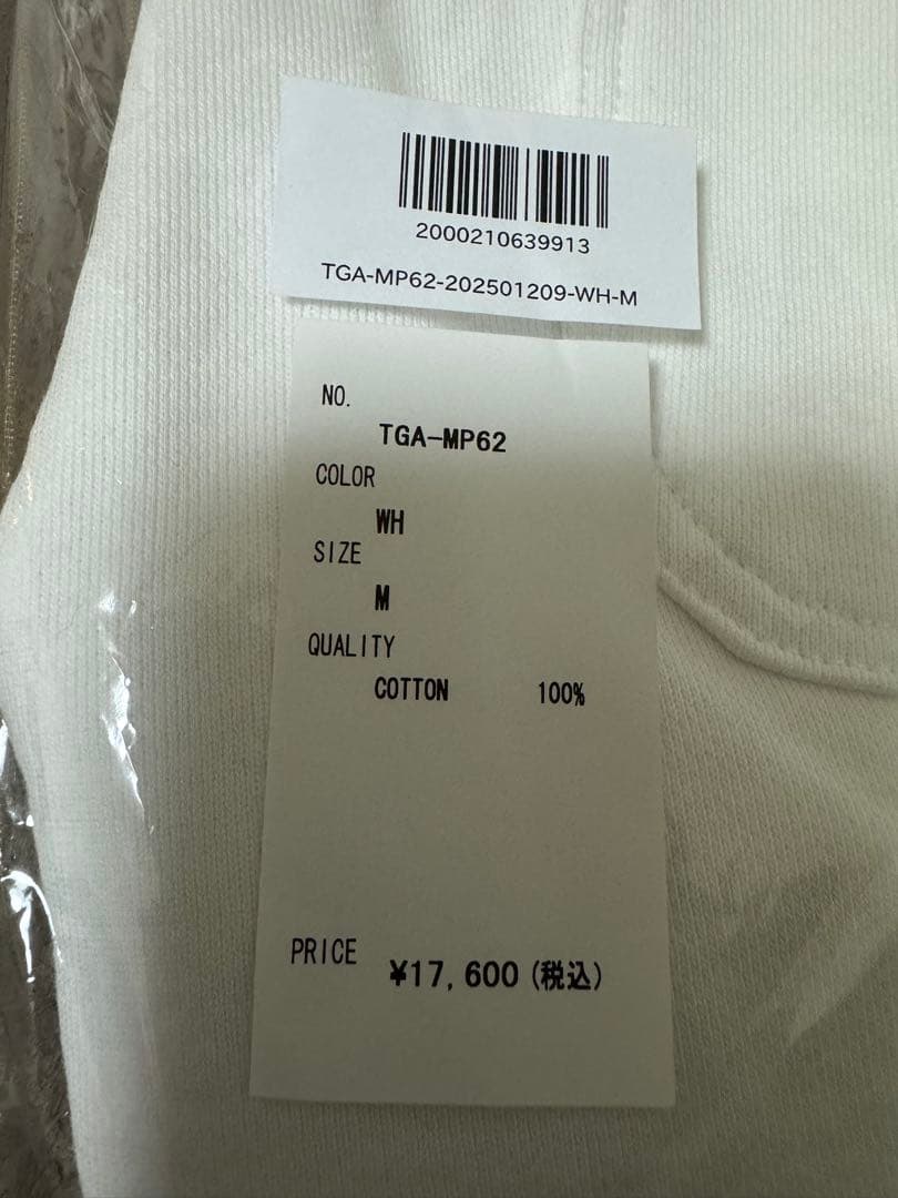 TANGRAM ホワイト コットンパンツ M