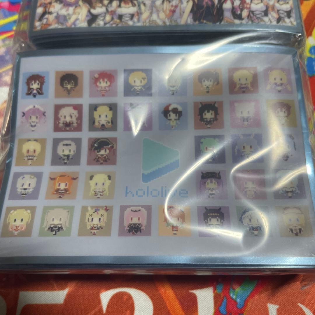 ホロライブ　hololive 同人スリーブ　カードスリーブ　ドット　白詰草