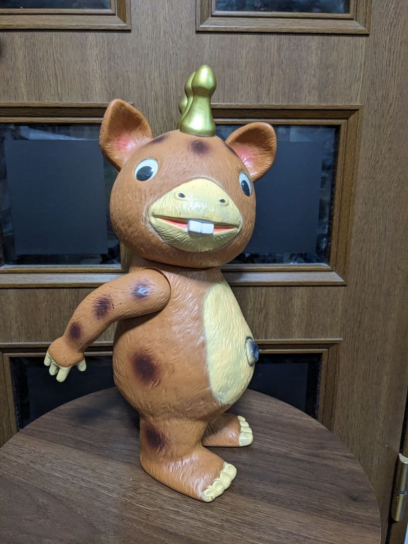 快獣ブースカ（イヌクマ）ソフビフィギュア特大サイズ