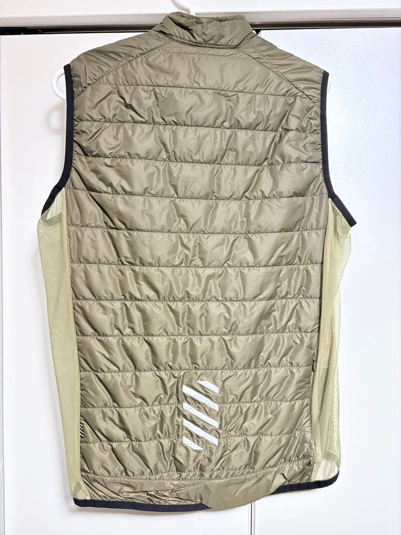 【美品】NDLSS 断熱ジレ・ベスト Lサイズ ダークオリーブ