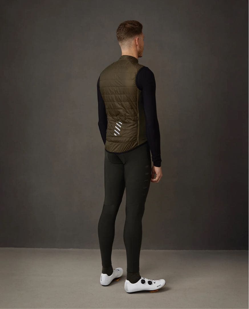 【美品】NDLSS 断熱ジレ・ベスト Lサイズ ダークオリーブ