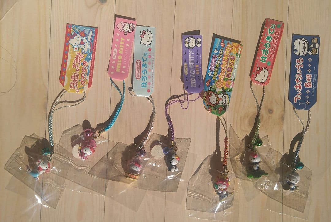 ご当地キティ、根付けストラップ　まとめ売り