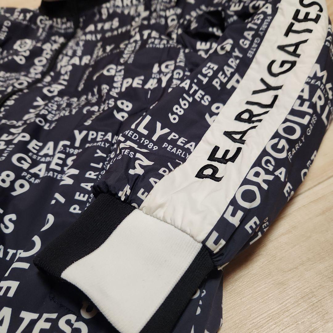 美品✦PEARLY GATES 4wayリバーシブル ロゴプリント ジャケット✦