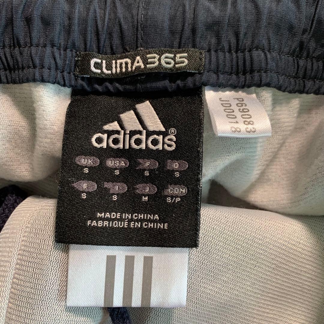 90's adidas ナイロンジャケット セットアップ S〜M ネイビー