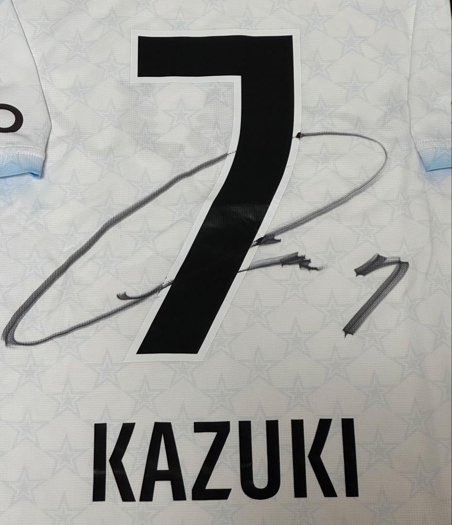 鹿児島ユナイテッドFC 千布一輝 ユニフォーム 直筆サイン 選手着用