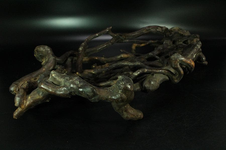奇木 時代 根木 飾り台 自然木 55cmx30cm(K-RC951)
