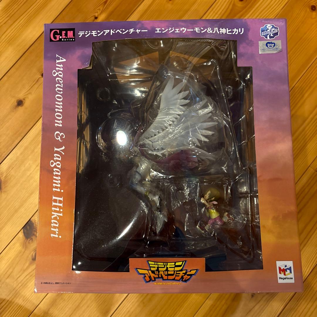 【未開封】デジモンアドベンチャー エンジェウーモン&八神ヒカリ　フィギュア