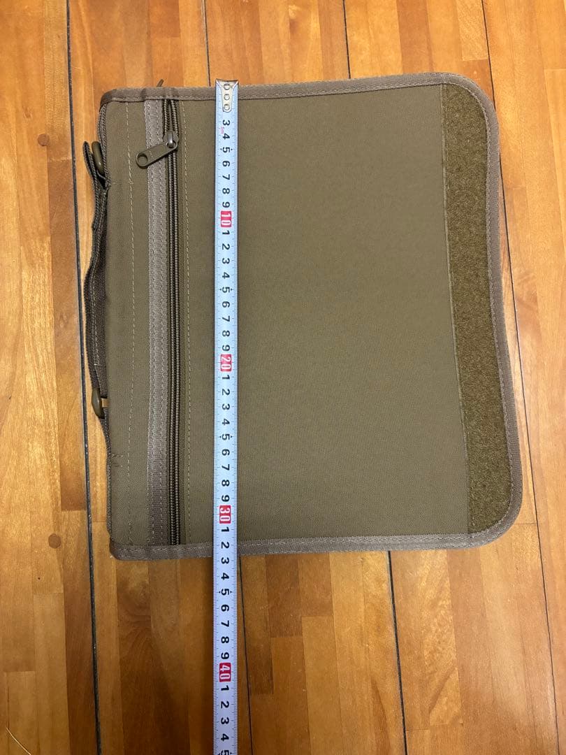 カーキ ナイロン ノートカバー　ライトインザレイン