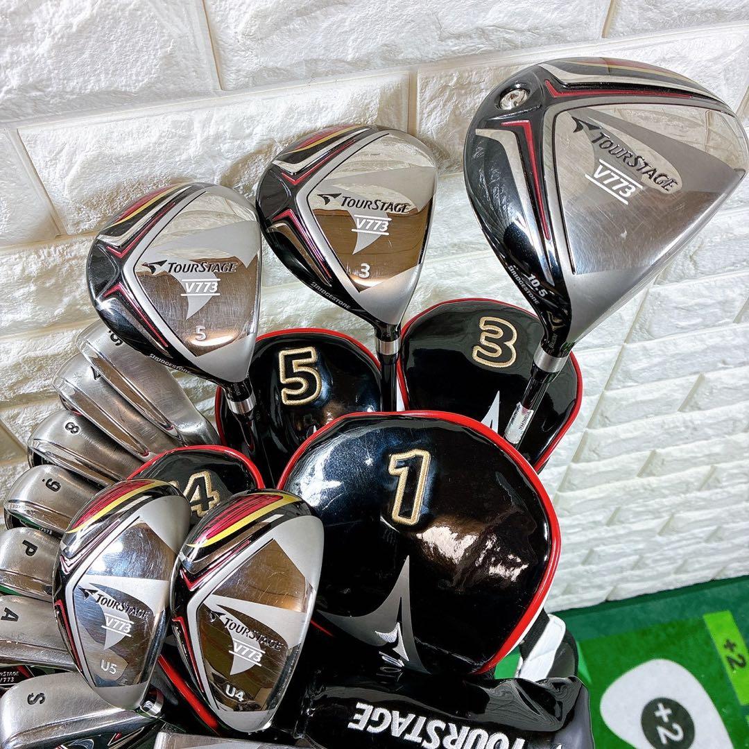 【美品】初心者 TOURSTAGE V773 メンズ ゴルフクラブ フルセット