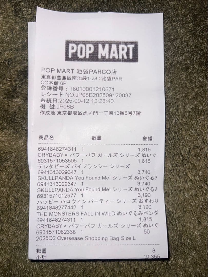 ぬいぐるみ SKULLPANDA you found me! Ratty Bear