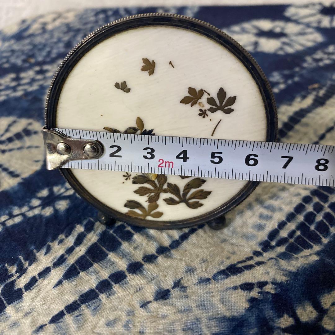 芝山　螺鈿　蒔絵　里帰り品　silver シルバー