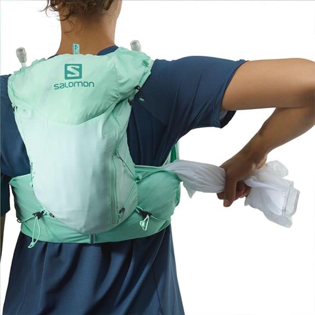 【新品未使用】レディース向け [サロモン] リュック12l フラスク付