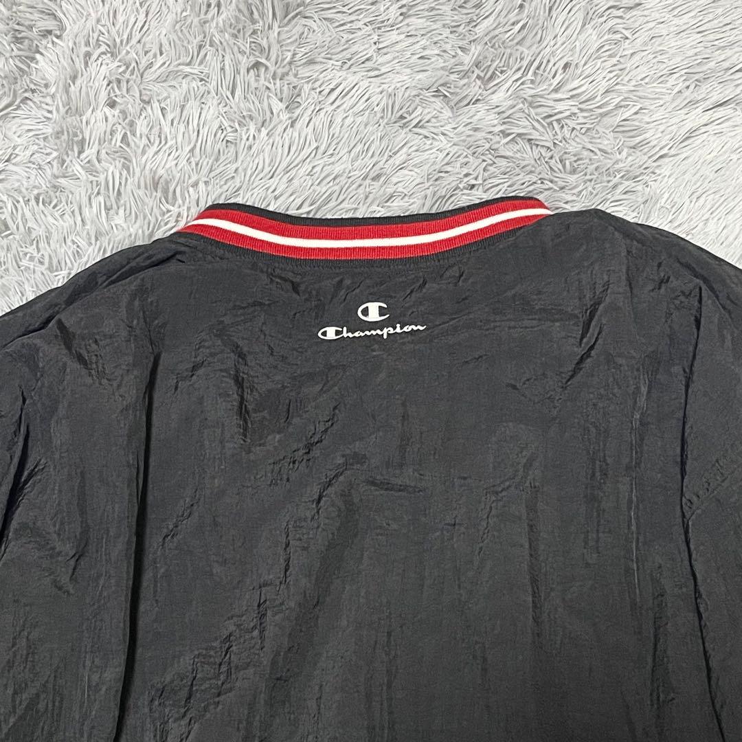 希少 チャンピオン ナイロンジャケット リバーシブル シカゴブルズ ビッグサイズ