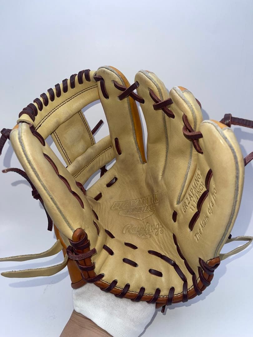 ローリングス　内野　キャメル　リッチタン　内野　軟式　型付け済み