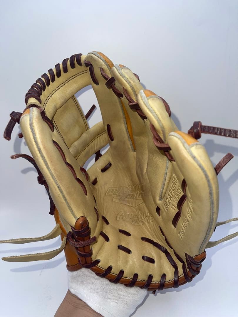 ローリングス　内野　キャメル　リッチタン　内野　軟式　型付け済み