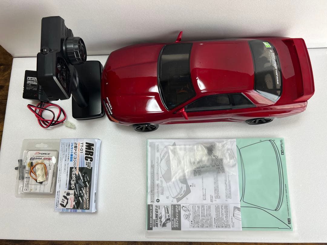 タミヤTT01ドリフト mrcコンバ　中古品　即ドリセット　ジャイロ付き