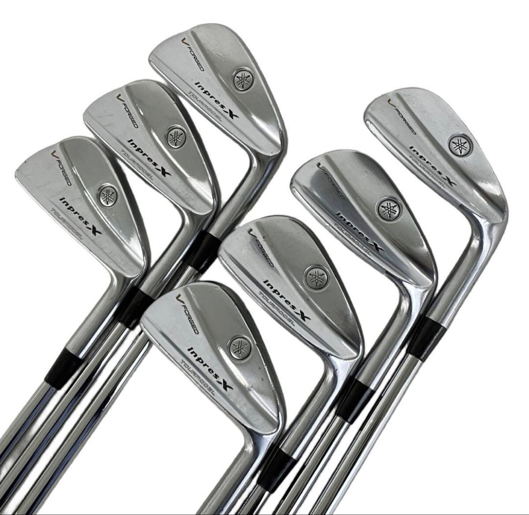 稀少品YAMAHA inpres X TOURMODELアイアン 7本X100