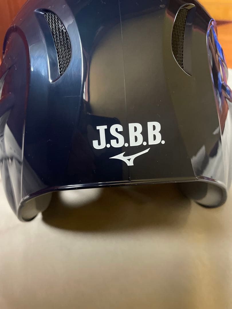 9個セット　ミズノ小学生軟式耳付打者用ヘルメット（ネイビー）M5個、L4個