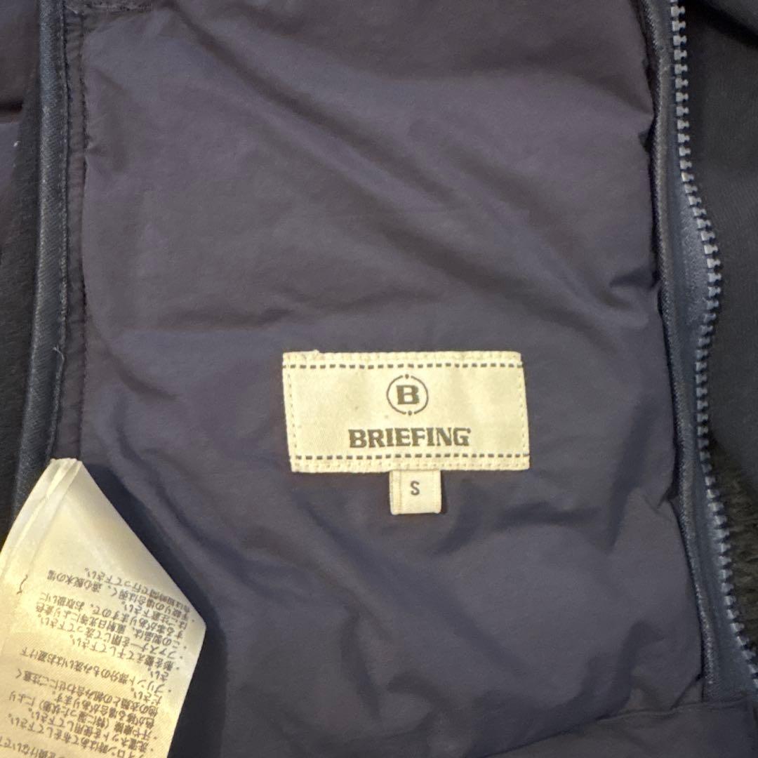 ブリーフィング　フード付きダウンジャケット レディース ネイビー　sサイズ