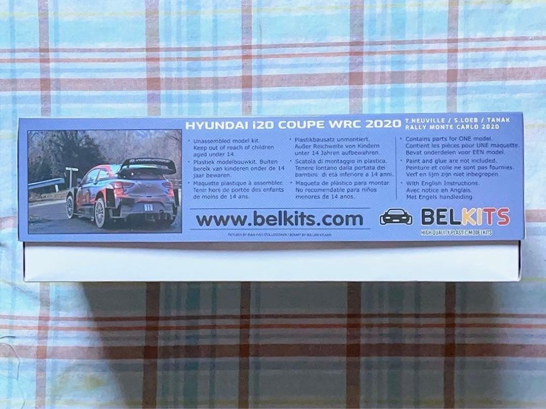 BELKITS 1/24 ヒョンデ i20 WRC 2020モンテカルロ優勝車