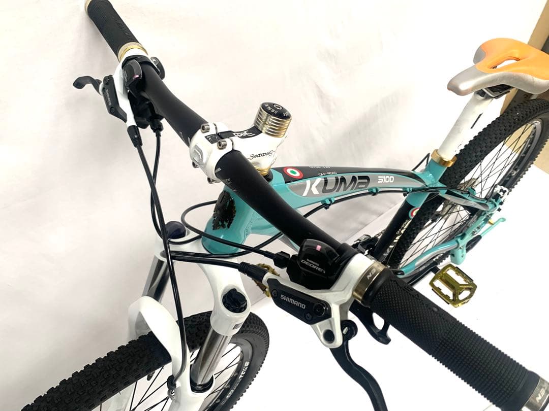 【即乘】送料無料 Bianchi 油圧式ディスクブレー MTB KUMA 30速