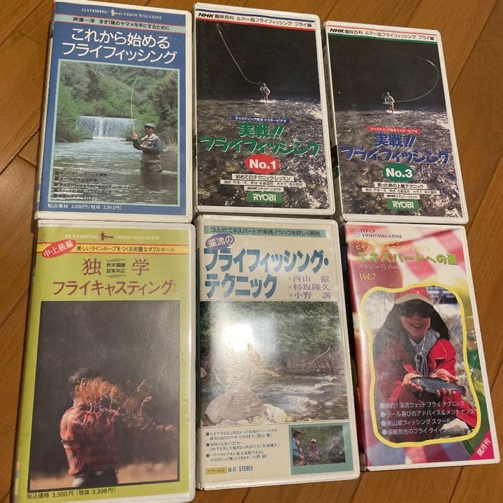 フライフィッシング入門者向けビデオ　6本セット
