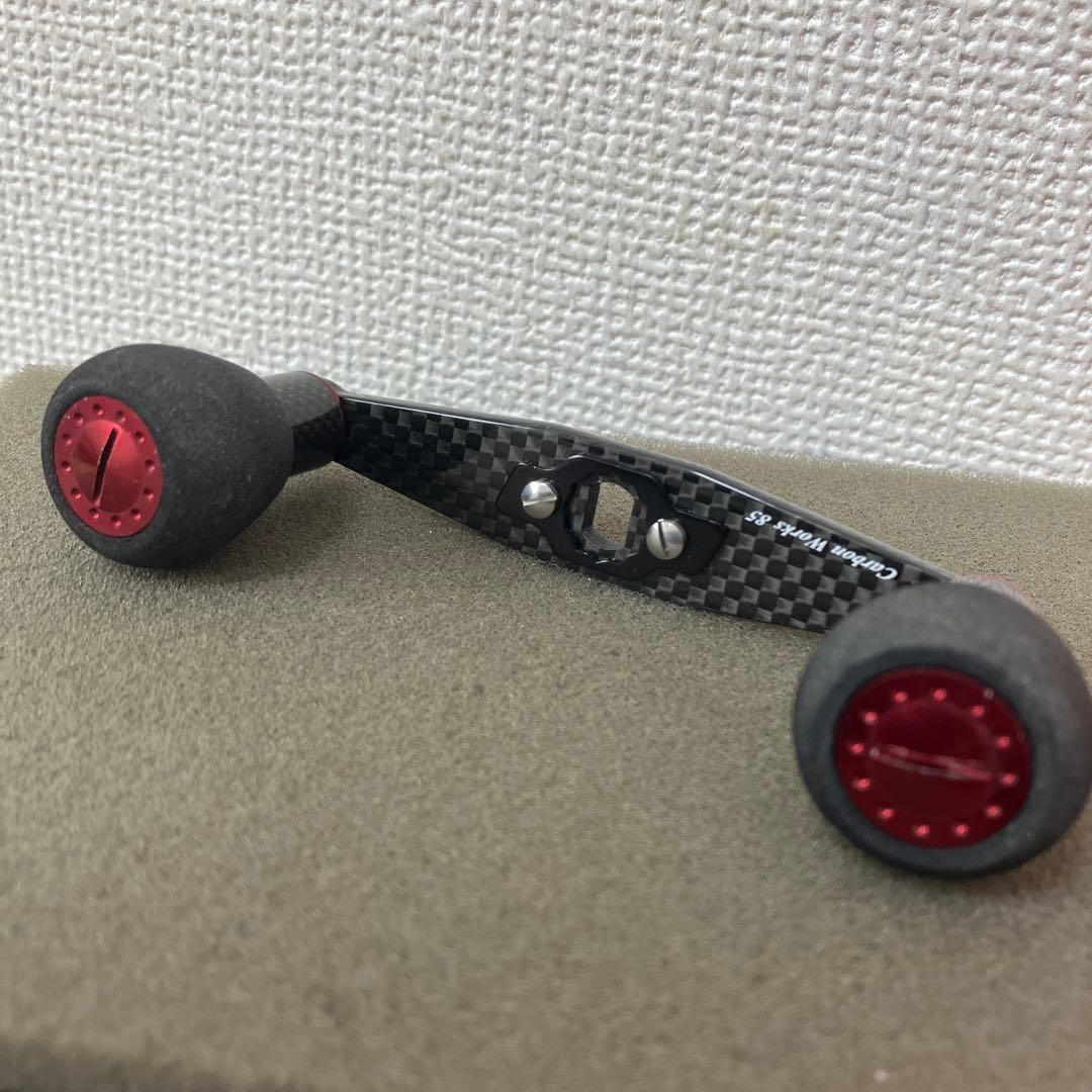 筏リール用？☆カーボンワークス☆ハンドル85mm⭐︎D-12