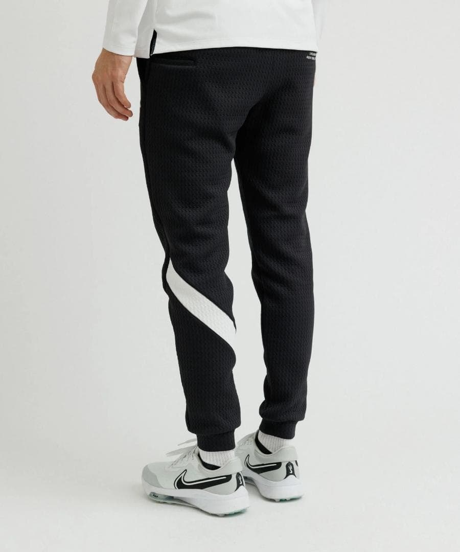 【極美品】サタデーズ ニューヨーク キルト ジョガーパンツ ゴルフ ブラック L