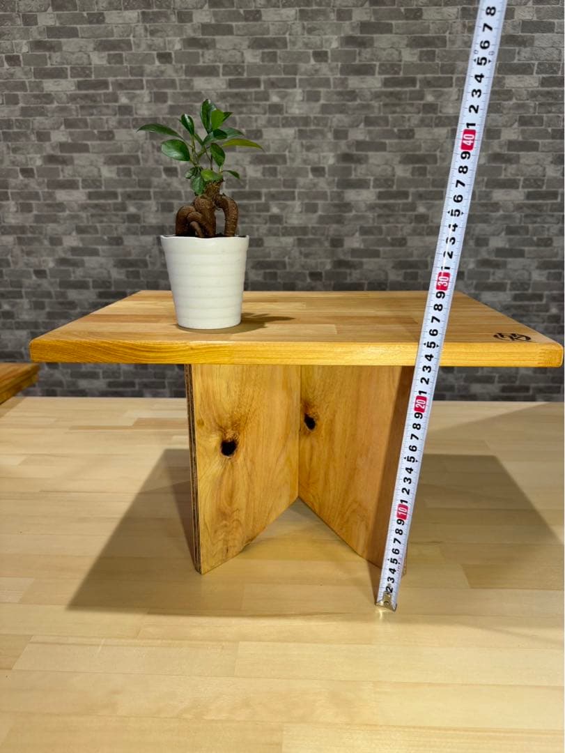 Hioki テーブル 木製 折りたたみ式 キャンプ アウトドア 作業台